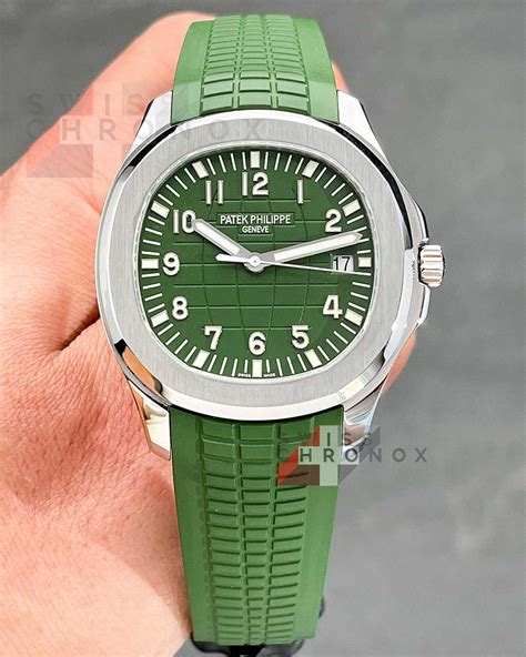 patek philippe gold green dial|patek aquanaut green.